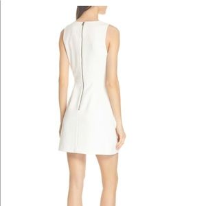 Julie ZIp detail A-line minidress